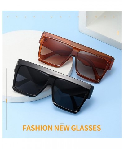 Retro Large-Frame Sunglasses for Men and Women (Color : 3, Size : 1) 1 3 $17.36 Designer