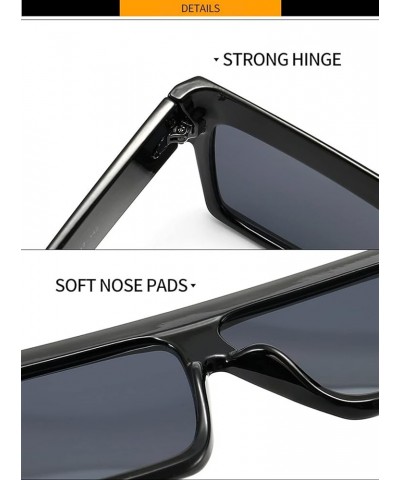 Retro Large-Frame Sunglasses for Men and Women (Color : 3, Size : 1) 1 3 $17.36 Designer