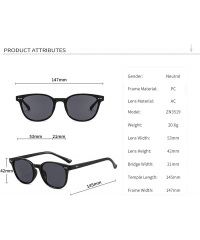 Fashion Small Frame Oval Sunglasses for Men and Women Vacation Beach Decorative Sunglasses (Color : 4, Size : 1) 1 2 $11.90 D...