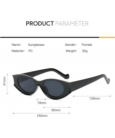 Hip-hop Small Frame Men's and Women's Sunglasses, Outdoor Holiday Street Shooting Glasses (Color : A, Size : Medium) Medium G...