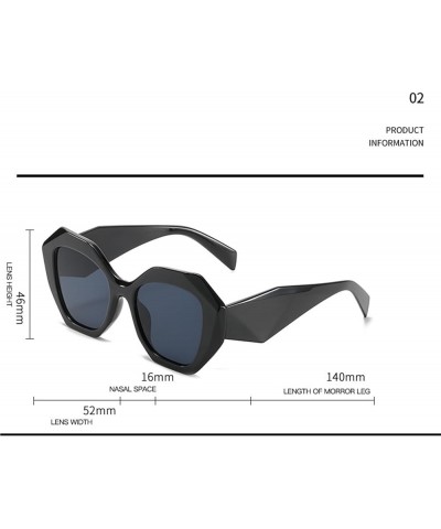 Men's And Women's Hip Hop Diamond Shaped Sunglasses Outdoor Vacation Photo Shoot Sunglasses Gift G $16.82 Designer