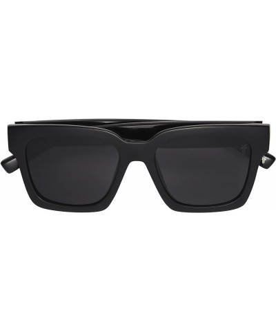 Women's Lisa Sunglasses Square Black $16.80 Oversized