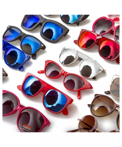 50 Pack Sunglasses Large Assorted Styles and Colors Bulk Glasses $31.50 Square