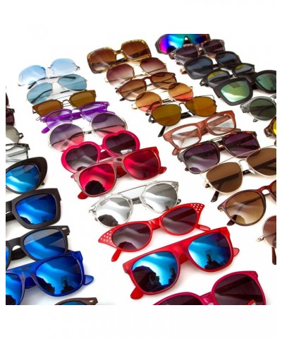 50 Pack Sunglasses Large Assorted Styles and Colors Bulk Glasses $31.50 Square