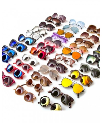 50 Pack Sunglasses Large Assorted Styles and Colors Bulk Glasses $31.50 Square