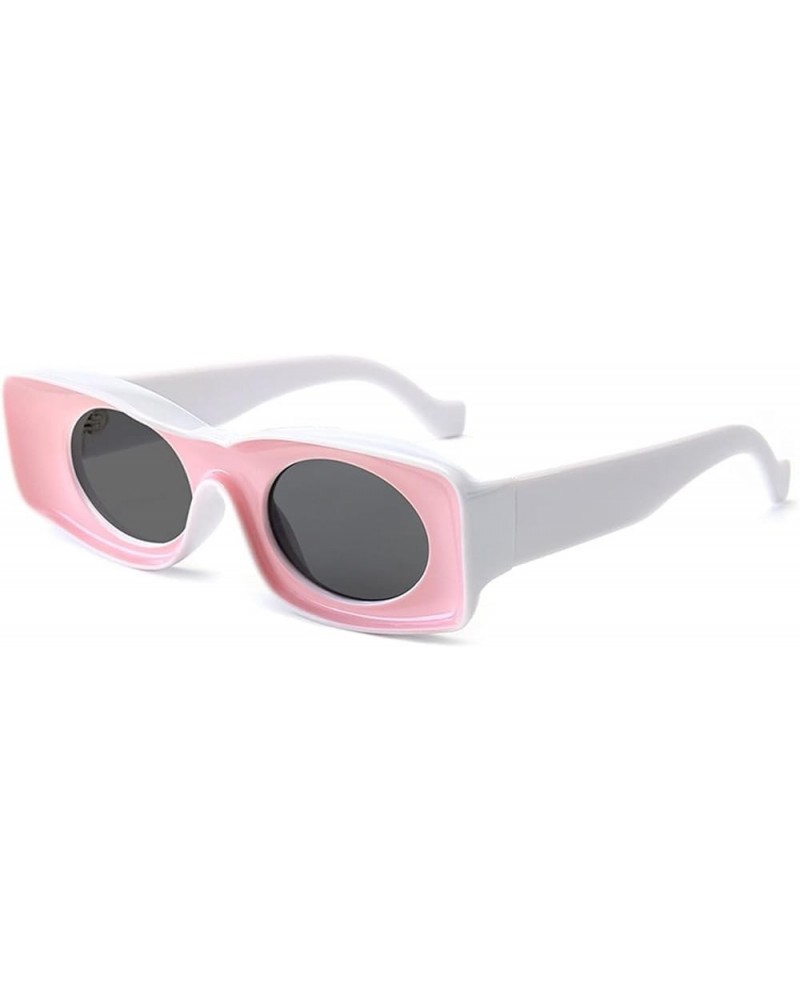 Small Frame Men and Women Outdoor Vacation Driving Decorative Sunglasses (Color : F, Size : 1) 1 B $14.90 Designer