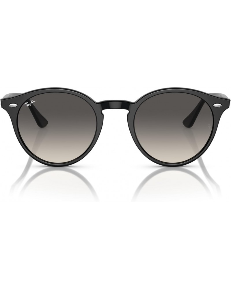 RB2180F Low Bridge Fit Round Sunglasses, Black/Grey Gradient, 51 mm $88.36 Round