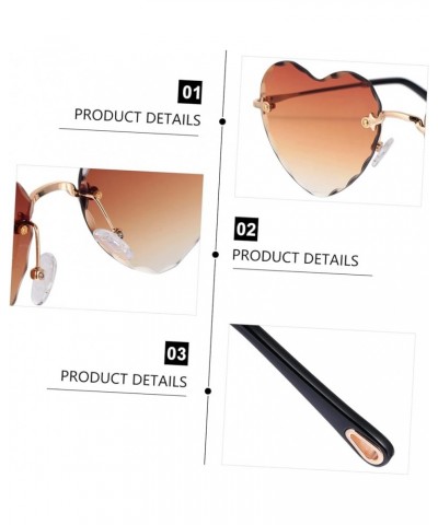 1pc Sunglasses Novelty Funny Eyeglasses Fashion Glasses for Women Eyeglasses for Women Fashion Eyewear Brown $8.67 Designer