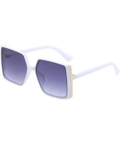 Large Frame Sunscreen Sunglasses for Men and Women (Color : D, Size : Medium) Medium D $22.96 Designer