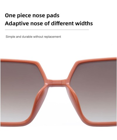 Large Frame Sunscreen Sunglasses for Men and Women (Color : D, Size : Medium) Medium D $22.96 Designer