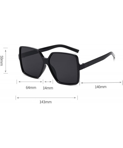 Ladies Summer Sunglasses Personality Designed Big Frame Eyeglasses Fashionable Anti Sun Shine Glasses for Outdoor Coffee $4.1...