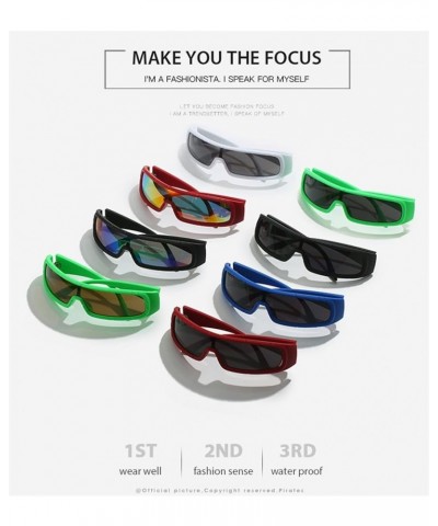 Sports Cycling Outdoor UV400 Sunglasses for Men and Women (Color : B, Size : 1) 1 B $16.35 Sport