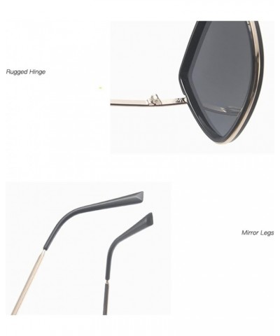 Large Frame Fashion Men and Women Metal Sunglasses Vacation Beach Decorative Sunglasses Gift (Color : 1, Size : 1) 1 1 $12.30...