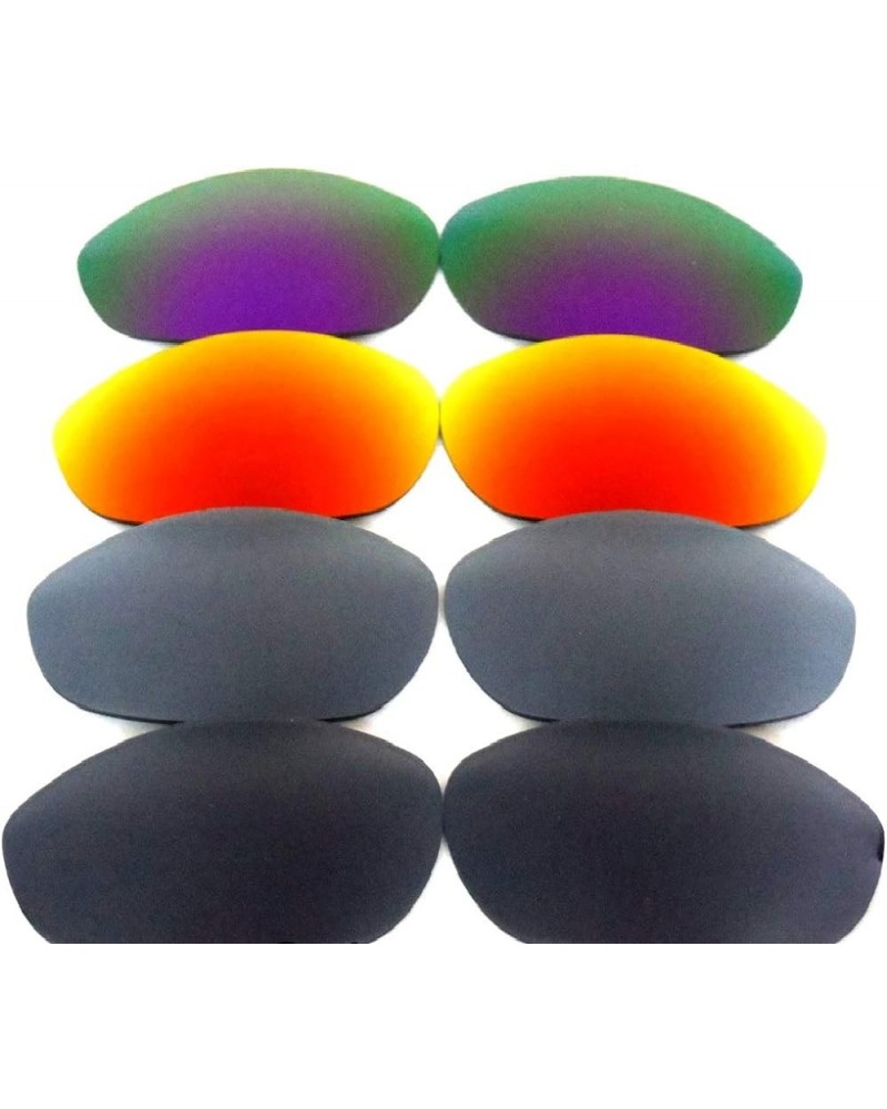 Replacement Lenses for Oakley Monster Dog Black&Gray&Red&Purple Color 4 Pairs,FREE S&H. Black&gray&red&purple $17.09 Wayfarer