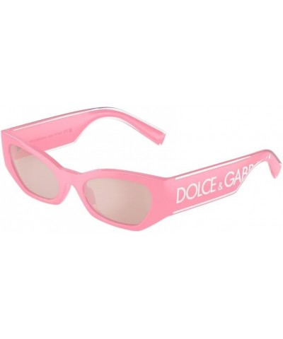 DG6186 Cat Eye Sunglasses for Women + BUNDLE With Designer iWear Eyewear Kit Pink / Light Pink Mirror Silver $90.00 Cat Eye