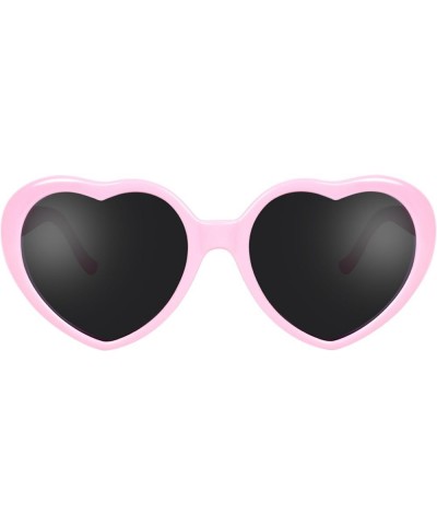 6 Pack Heart Shaped Glasses Bachelorette Rave Party Trendy Cute Photo Props for Women Girls 6pcs-pink Black $11.99 Heart