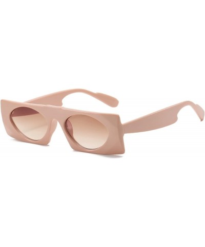 Retro Men and Women Street Sunglasses Outdoor Vacation Beach Sunshade (Color : C, Size : Medium) Medium F $19.11 Designer