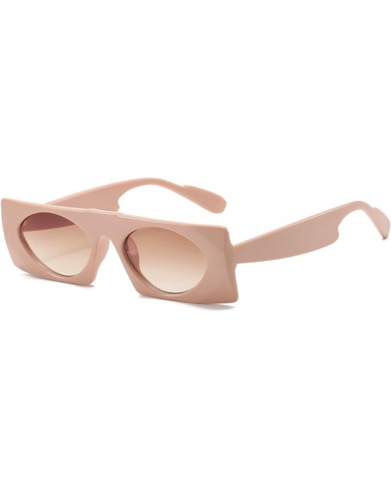 Retro Men and Women Street Sunglasses Outdoor Vacation Beach Sunshade (Color : C, Size : Medium) Medium F $19.11 Designer