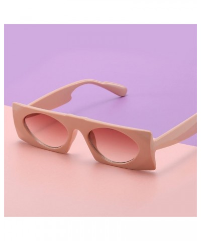 Retro Men and Women Street Sunglasses Outdoor Vacation Beach Sunshade (Color : C, Size : Medium) Medium F $19.11 Designer