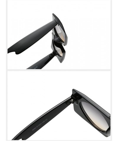 Retro Men and Women Street Sunglasses Outdoor Vacation Beach Sunshade (Color : C, Size : Medium) Medium F $19.11 Designer