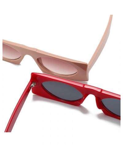 Retro Men and Women Street Sunglasses Outdoor Vacation Beach Sunshade (Color : C, Size : Medium) Medium F $19.11 Designer