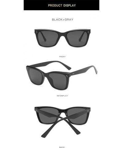 Fashion Retro Sunglasses for Men and Women Small Frame Cat Eye Decorative Sunglasses (Color : B, Size : 1) 1 B $12.21 Cat Eye