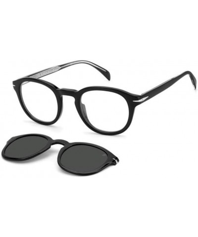 DB 1080/CS Black/Grey Clip-On 49/24/150 men Sunglasses $93.84 Round