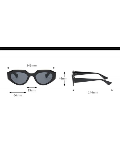 Small Frame Women Fashion Sunglasses Outdoor Vacation Beach Decorative Sunglasses (Color : D, Size : 1) 1A $14.11 Designer