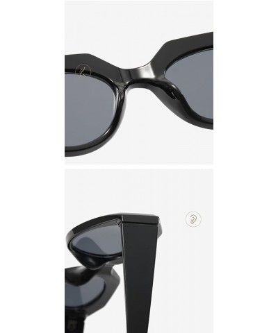 Small Frame Women Fashion Sunglasses Outdoor Vacation Beach Decorative Sunglasses (Color : D, Size : 1) 1A $14.11 Designer