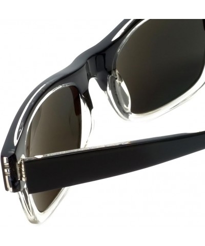 Gilbert Polarized Sunglasses- BLACK CRYSTAL / BIC LENSES $77.88 Rectangular