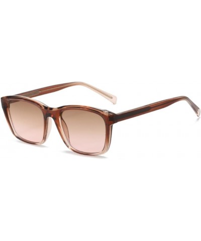 Aviator Sunglasses for Men Women Trendy Modern Large Brown Shades Black Eyewear Brown Frame Brown Lens $11.19 Aviator