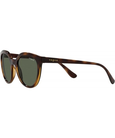 Women's Vo5427s Oval Sunglasses Dark Green $19.43 Oval