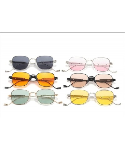 Men and Women Fashion Square Outdoor Vacation Decorative Sunglasses (Color : A, Size : 1) 1A $13.86 Designer