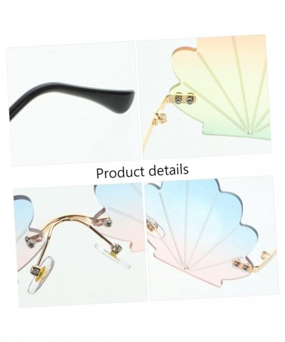 2pcs Sunglasses Frameless Sunglasses Fashion Glasses Fashion Sunglasses Personality Assorted Color 2x2pcs $10.48 Rimless