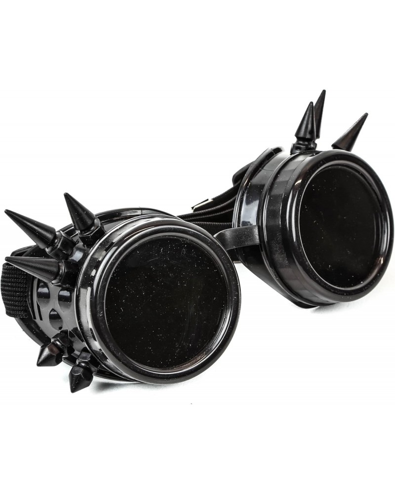 Black Spike Goggles Sunglasses Cosplay Aviator Steampunk Gothic Burning Man $9.68 Goggle