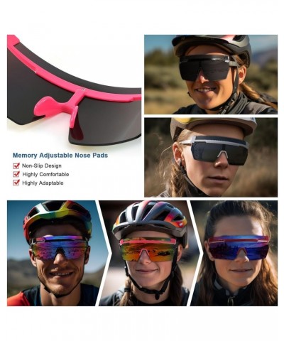 Vision Sport Shield Sunglasses for Men Women Cycling Hiking Golf Visor Baseball Volleyball Sports Outdoor Black/Green $12.23 ...