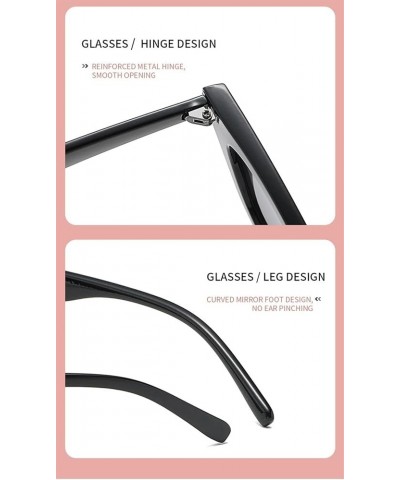 Retro Small Frame Cat Eye Men's and Women's Sunglasses (Color : G, Size : Medium) Medium B $18.20 Designer