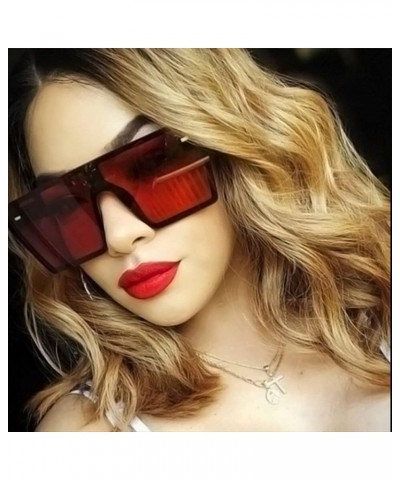 2185 Womens Sunglasses Oversized Baseball Sunglasses Cute Glasses 100% UV Protection Red No.5 $17.88 Sport