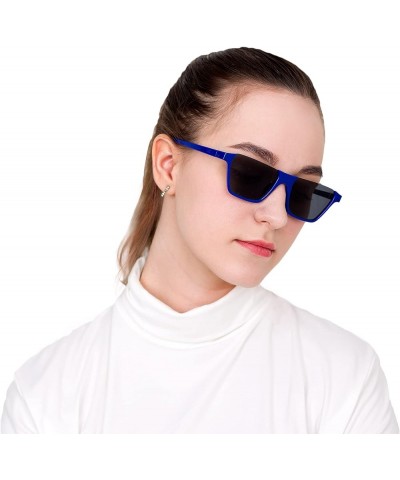 Oversize Multifunction Sunglasses,UV400 Protection,Retro for Men/Women Z3298_blue Grey $9.22 Butterfly