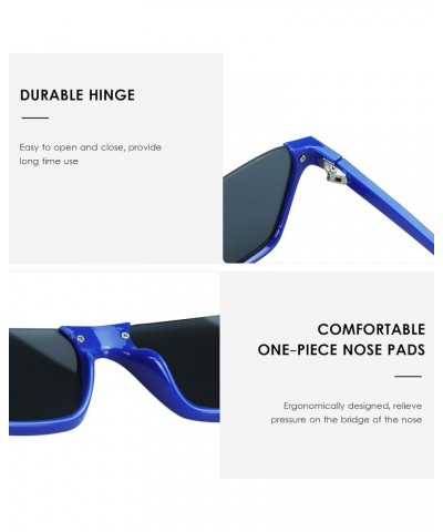 Oversize Multifunction Sunglasses,UV400 Protection,Retro for Men/Women Z3298_blue Grey $9.22 Butterfly