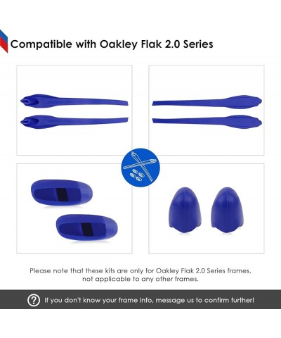 Sock Kits Earsocks & Nosepieces for Oakley Flak 2.0 OO9295/Flak 2.0 XL OO9188 Sunglasses - Black + Green Black + Blue $14.74 ...