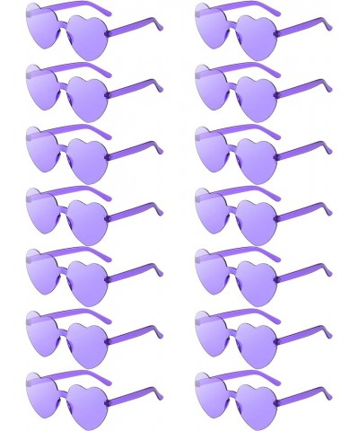 14 Pcs Heart Shaped Sunglasses for Women Heart Glasses Pack for Bachelorette Party Favor Valentines Gifts. Purple $9.87 Heart