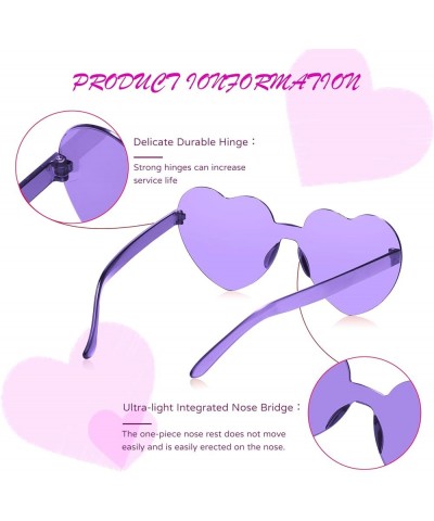 14 Pcs Heart Shaped Sunglasses for Women Heart Glasses Pack for Bachelorette Party Favor Valentines Gifts. Purple $9.87 Heart