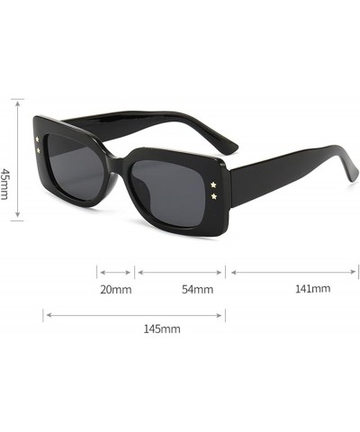 Wide Leg Men and Women Fashion Decorative Sunglasses Outdoor Vacation Sunglasses (Color : B, Size : 1) 1 I $14.89 Designer