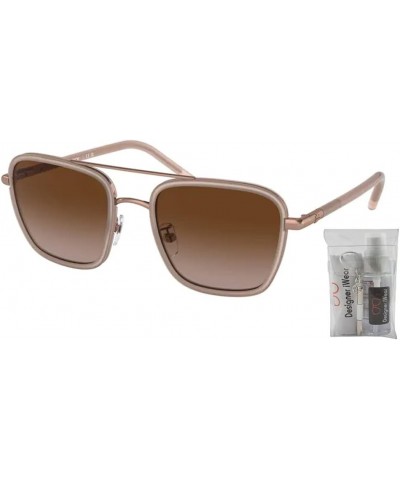 TY6090 Square Sunglasses for Women + BUNDLE With Designer iWear Eyewear Kit Shiny Rose Gold / Milky Pink $65.10 Square