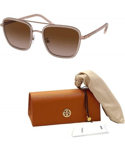 TY6090 Square Sunglasses for Women + BUNDLE With Designer iWear Eyewear Kit Shiny Rose Gold / Milky Pink $65.10 Square