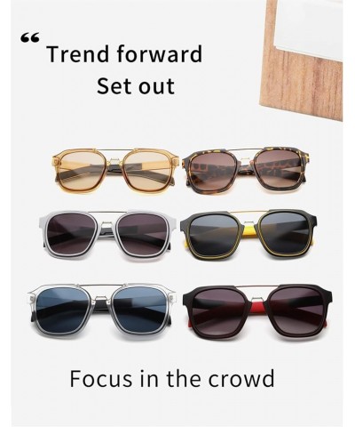 Large Frame Fashion Women Sunglasses Outdoor Vacation Wear Sunglasses (Color : F, Size : 1) 1 E $14.08 Designer