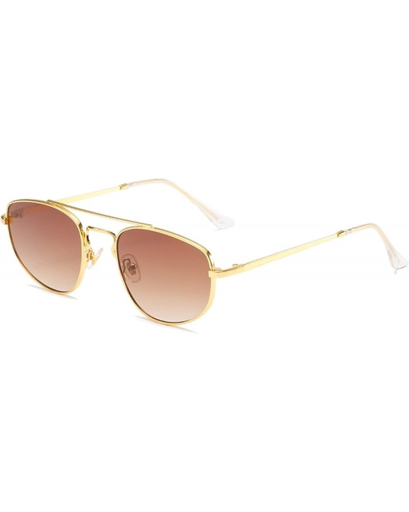 Metal Retro Punk Fashion Sunglasses for Men and Women (Color : C, Size : 1) 1 F $15.77 Designer