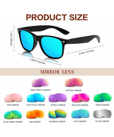 8/16/24 Neon Colors Sunglasses Wholesale Bulk Party Favors Retro Classic Glasses Birthday Pool Unisex Adult 16 Black Frame/Mi...