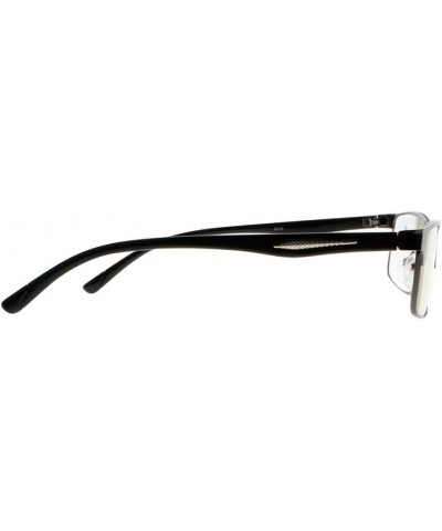 Mens Metal Rectangular Frame Vintage Nerd Geek Progressive Multifocal Reading Glasses Black UP+2.00, Down +350 $10.56 Rectang...